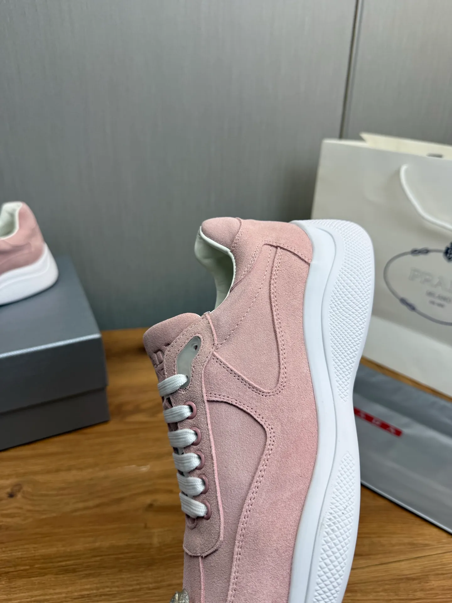 Men's shoes 💰540💰 [PRADA] Men's shoes are popular in the counter, official website is synchronized, 1 high-quality shipment ✔️Original frosted cowhide + cowhide lining, 1🆚1 replica, original sole, 38-45 (45 customized, non-refundable)